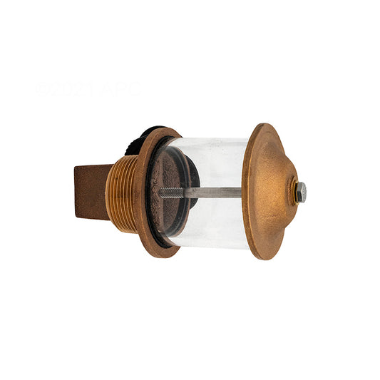 SR SMITH BRASS SIGHT GLASS