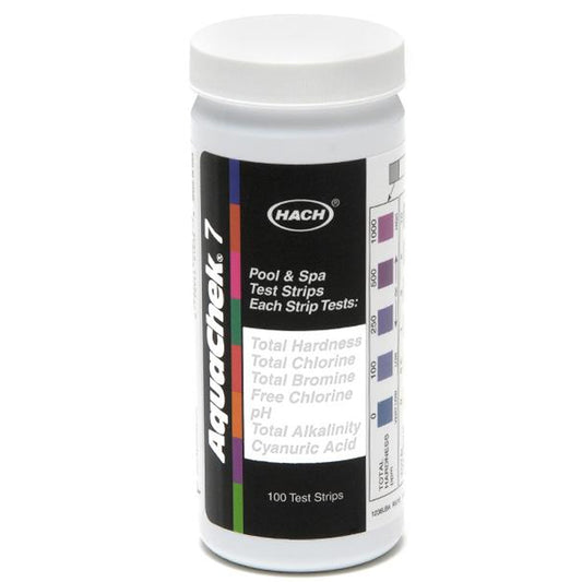 AQUACHEK SILVER 7 WAY TEST STRIPS BOTTLE OF 100