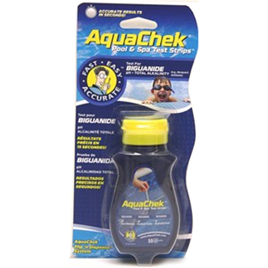 AQUACHEK BLUE BIGUANIDE TEST STRIP
