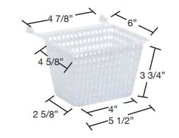 Aladdin Spa Skimmer Replacement Basket for jacuzzi 43-0676-02 | AEQB202