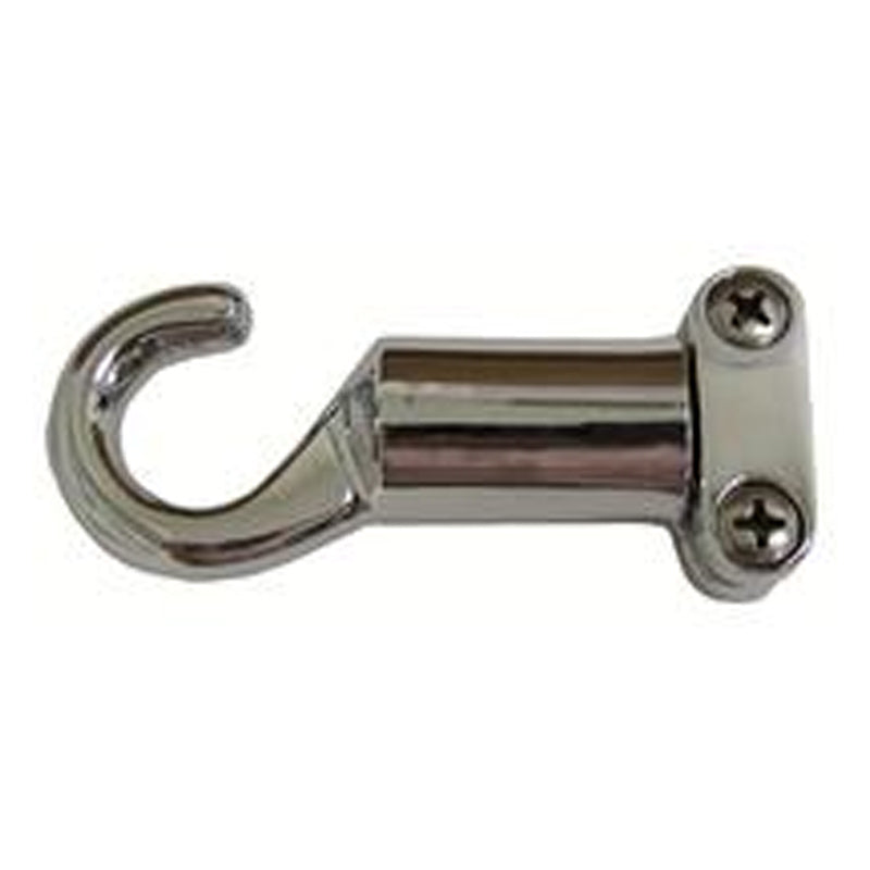 ROPE HOOK CP BRASS CLEAT 3/8"