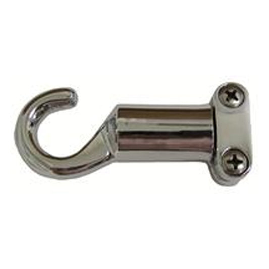 ROPE HOOK CP BRASS CLEAT 3/8"