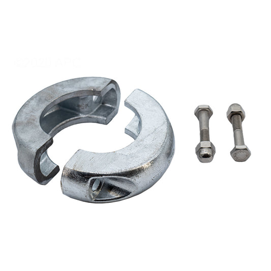 ZINC ANODE CLAMPS ONTO HANDRAIL