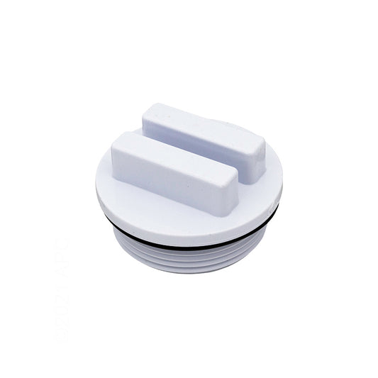 1.5" WHITE RAISED WINTER PLUG