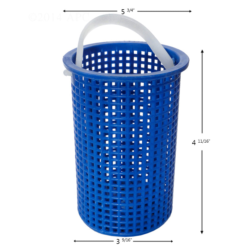 PUMP BASKET SWIMQUIP LONG 162007 POWDER COATED