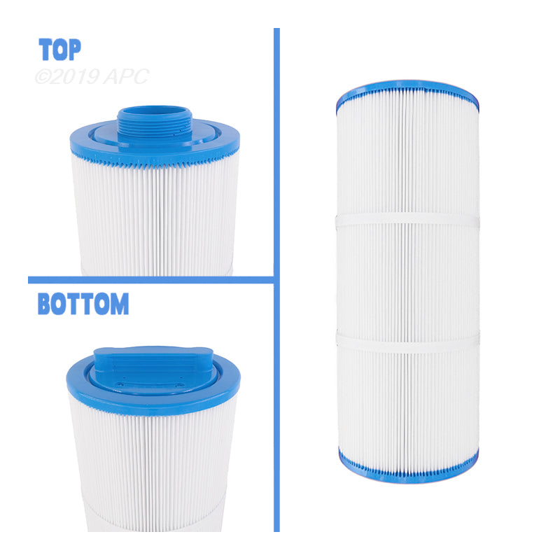 2" 35 SQ FT HF5H352-01 13507 5CH352 FC0196 MARQUIS SPAS 3700242 ECOSPA TOP HANDLE OR CLOSED 2" MPT BOTTOM