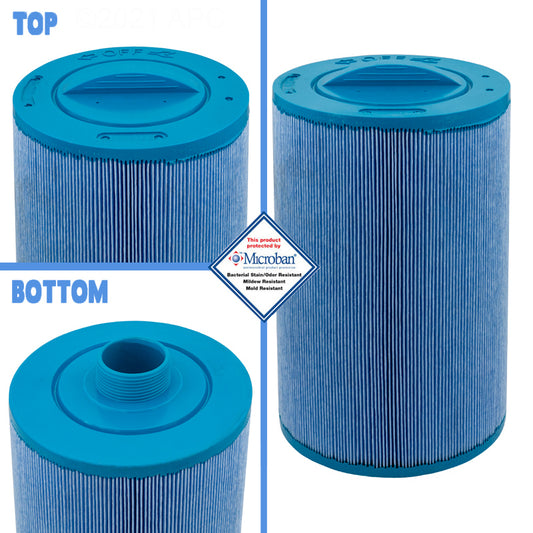 CARTRIDGE 6" X 9" 50 SQ FT HF6H47-01P MICROBAN 14701 6CH47 PTL47WPM FC0315 ADVANCED LA SPAS PACIFIC SPAS BY ABER TSC 03FIL1500 GATSBY SPAS LA SPAS