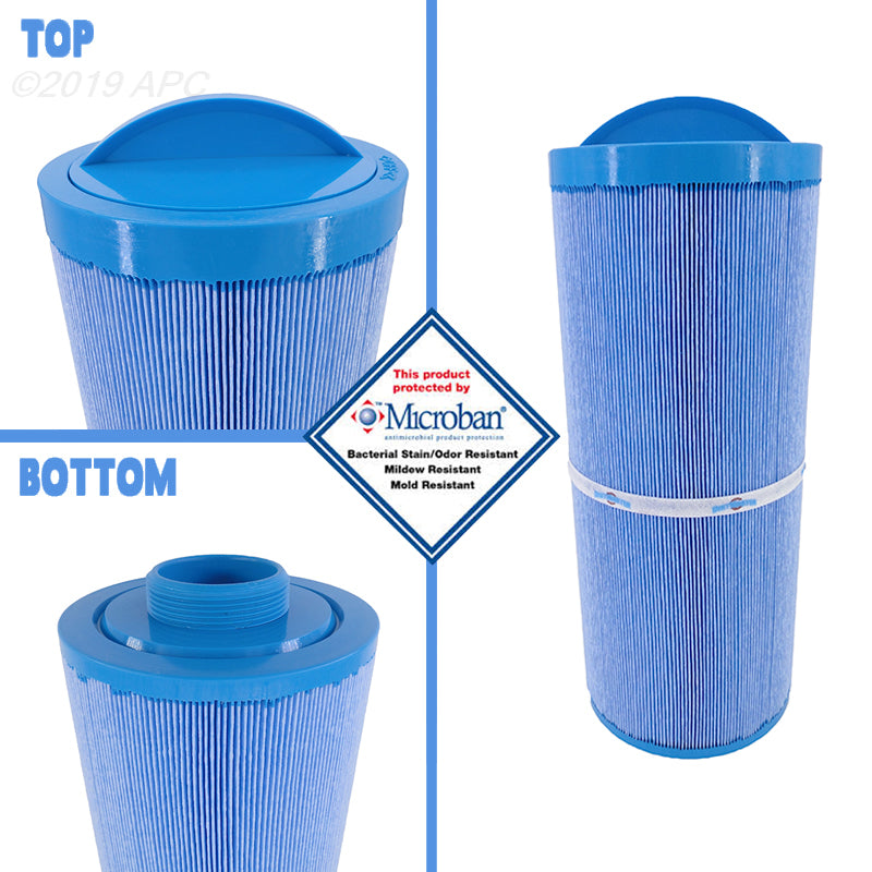 2" 50 SQ FT REMOVABLE TOP MICROBAN 5CH502 PCAL42F2MM FC0203M CAL SPAS MARQUIS SPAS 50 3700237 TOP LOAD
