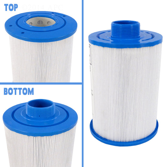 8" 25 SQ FT HF4H22-01 12535 4CH22 PFF25P4 FC2399 FREEFLOW THERMO SPAS CLX FF150 TOP LOAD SAC0006