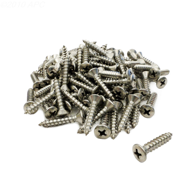 BAG OF 100, SS STAIR SCREW
