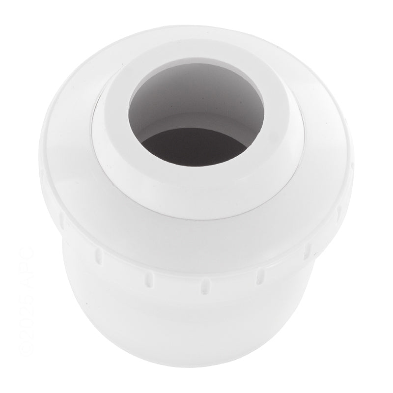 DIRECTIONAL EYEBALL FITTING, 3 PC 2" KNOCK-IN WITH 1" ORIFICE WHITE