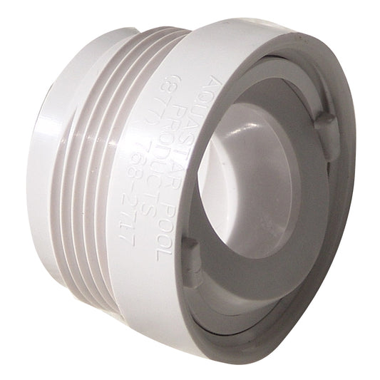 2" EXTENDER RETURN WITH 1" ORIFICE LIGHT GRAY