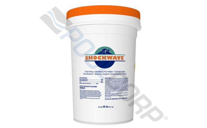 Shockwave- 50 lb Granular Calcium Hypochlorite 68%