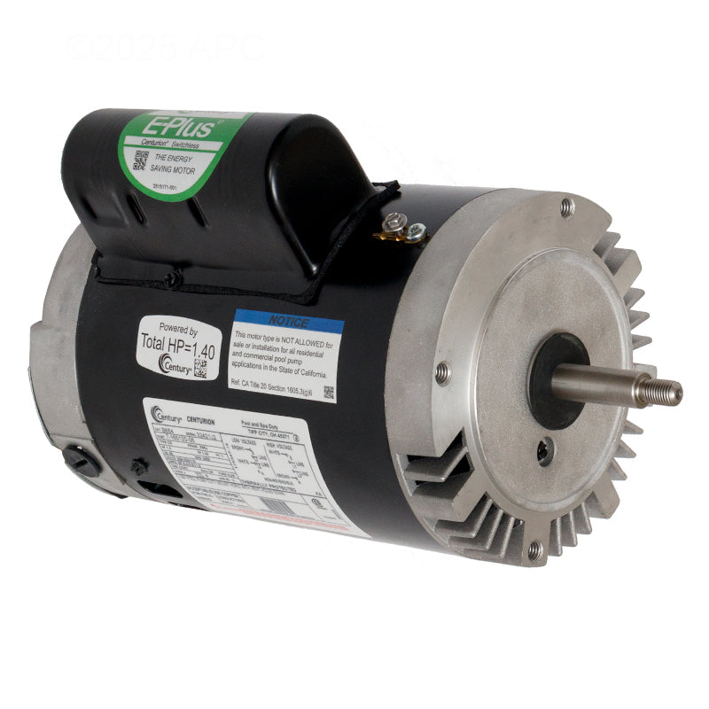 Century Pool Pump Motor 1HP 1 Phase 60Hz 208-230/115V X56J | B654