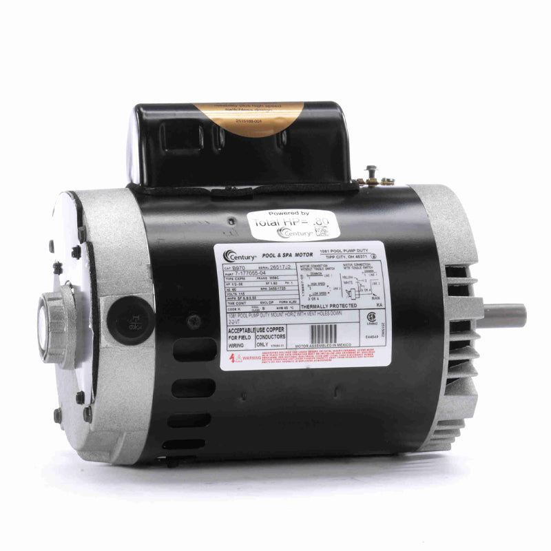 MOTOR, 1/2HP TWO SPEED