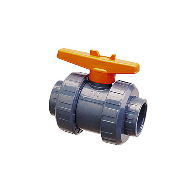 1.5" SKT TRUE UNION BALL VALVE PVC S6 SERIES PRAHER PR120097