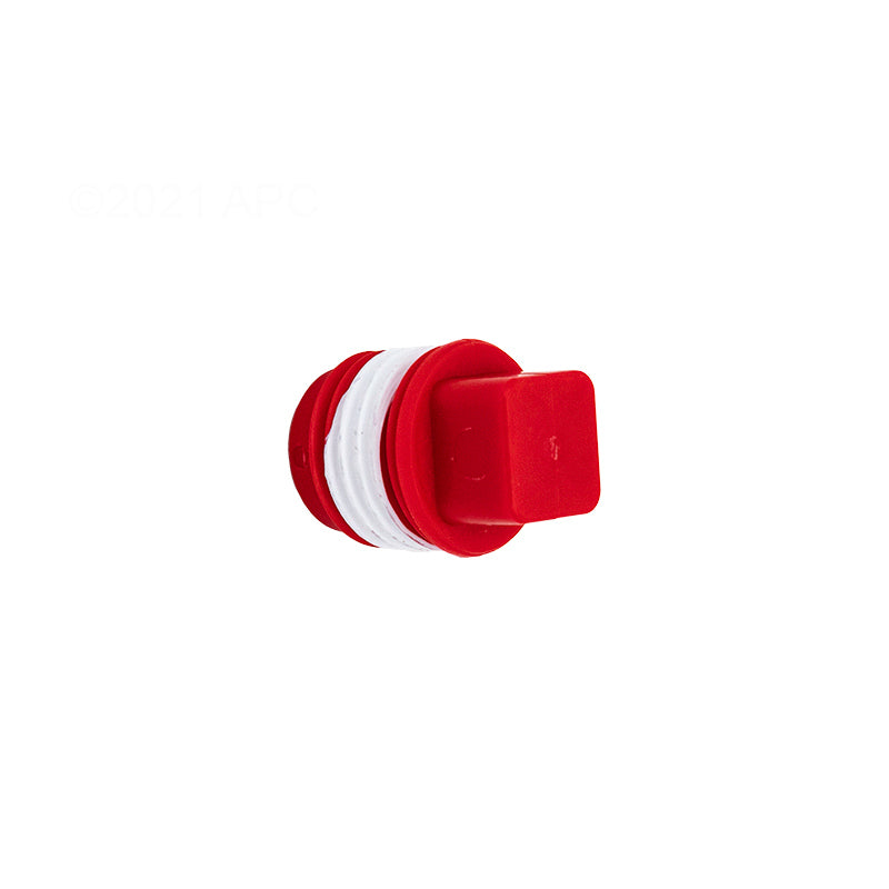BLUE WATER RED FLOWMETER PLUG