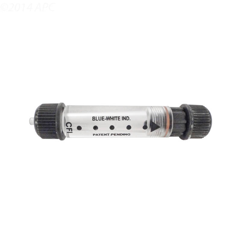 BLUE-WHITE 1/4" FLOW INDICATOR