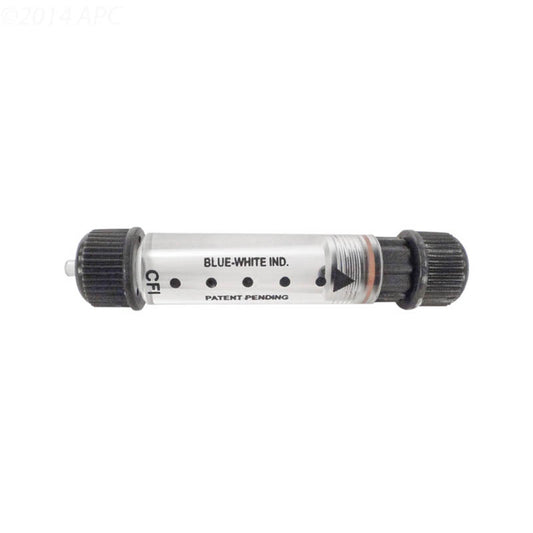BLUE-WHITE 1/4" FLOW INDICATOR