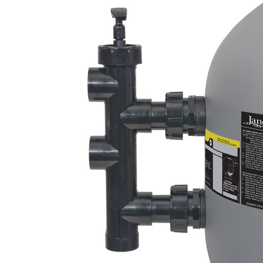 2" Side Valve, 8" Center to Center with Pre-Plumbed Universal Union Kit | SVLV8