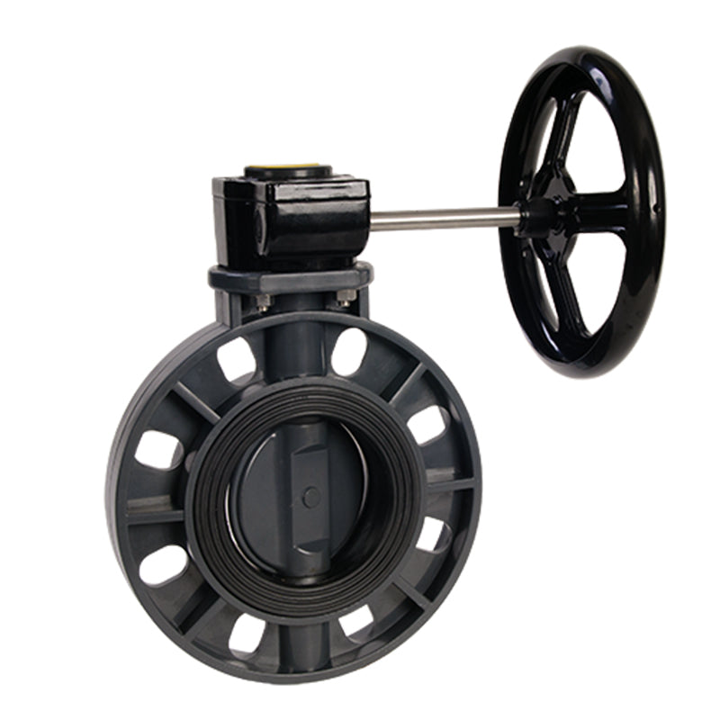 2" GEAR BUTTERFLY VALVE GRAY
