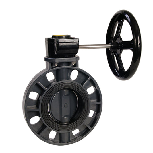 2" GEAR BUTTERFLY VALVE GRAY