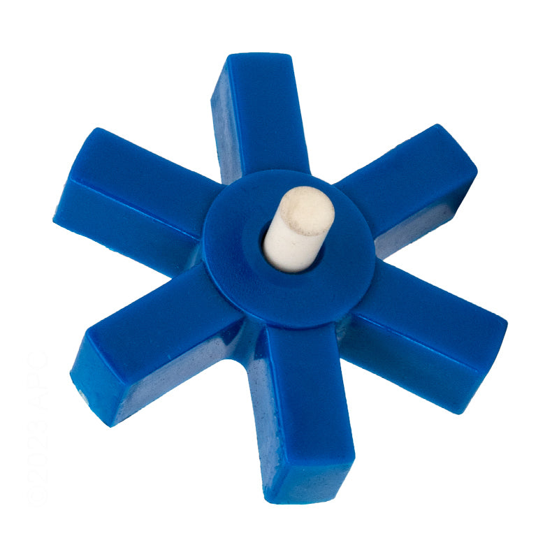 BLUE ROTOR AND CLEAR CERAMIC PIN