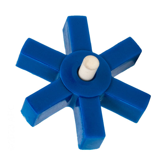 BLUE ROTOR AND CLEAR CERAMIC PIN
