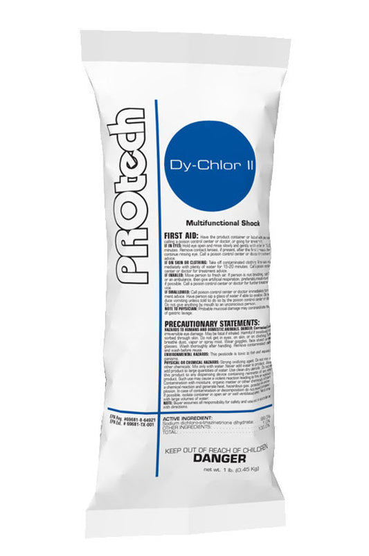 Protech Dichlor Chlorine Granular 1 lb Bottle, 24/Case | 12000313