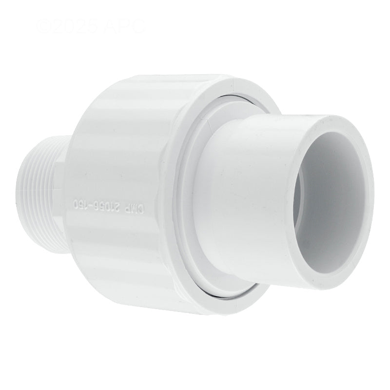 1.5" MALE UNION (1.5" SLIP X 1.5" MPT, PVC