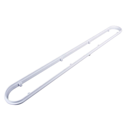 CHANNEL DRAIN EXTENSION COLLAR, WHITE