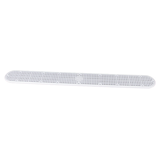 32" CHANNEL DRAIN COVER WITH SCREWS, WHITE