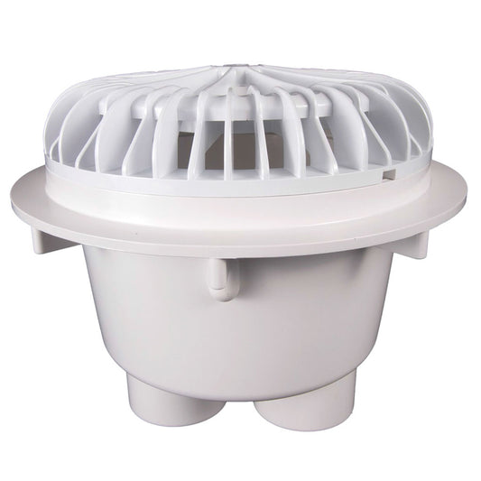 VGB B/B 2 PORTS MAIN DRAIN, NOVA, WHITE