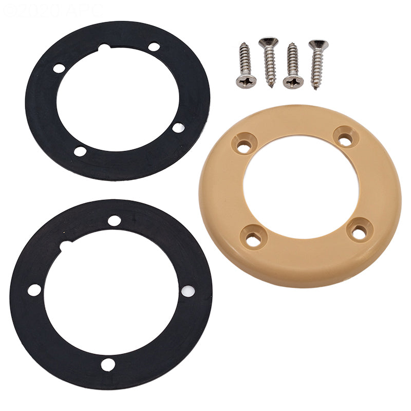 VINYL RETURN FACEPLATE KIT, TAN