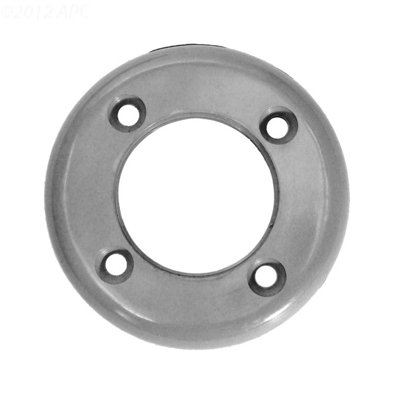 Vinyl Pool Return Faceplate Threaded Gray