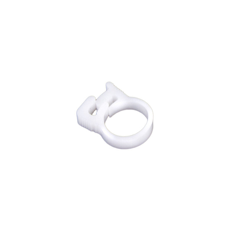Sweep Hose Attach Clamp Pls Single, White