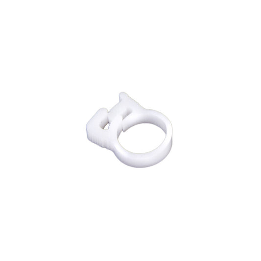Sweep Hose Attach Clamp Pls Single, White