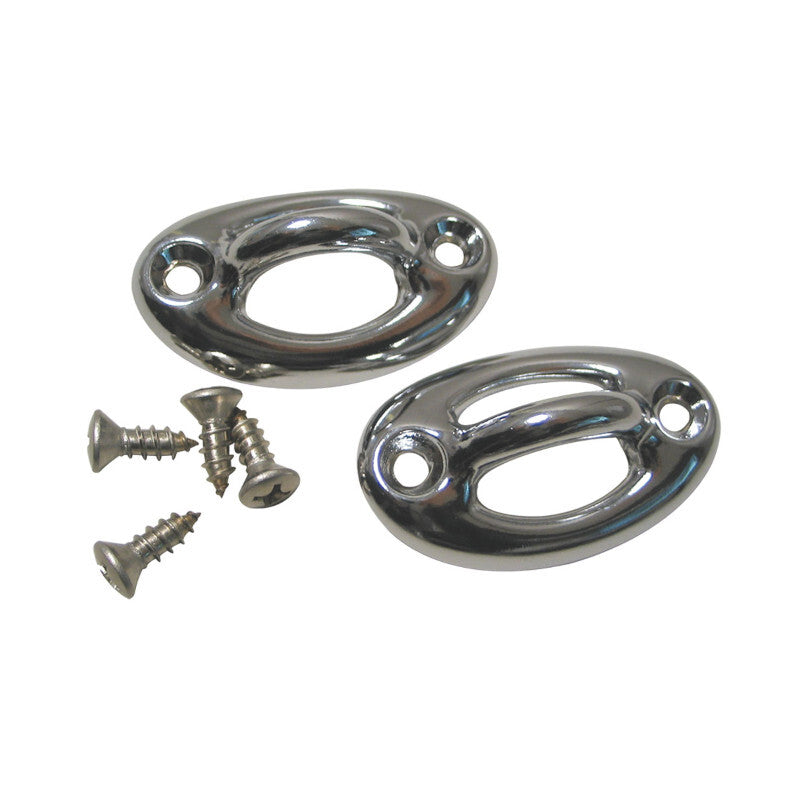 Coping Mount Rope Eye Set, Chrome