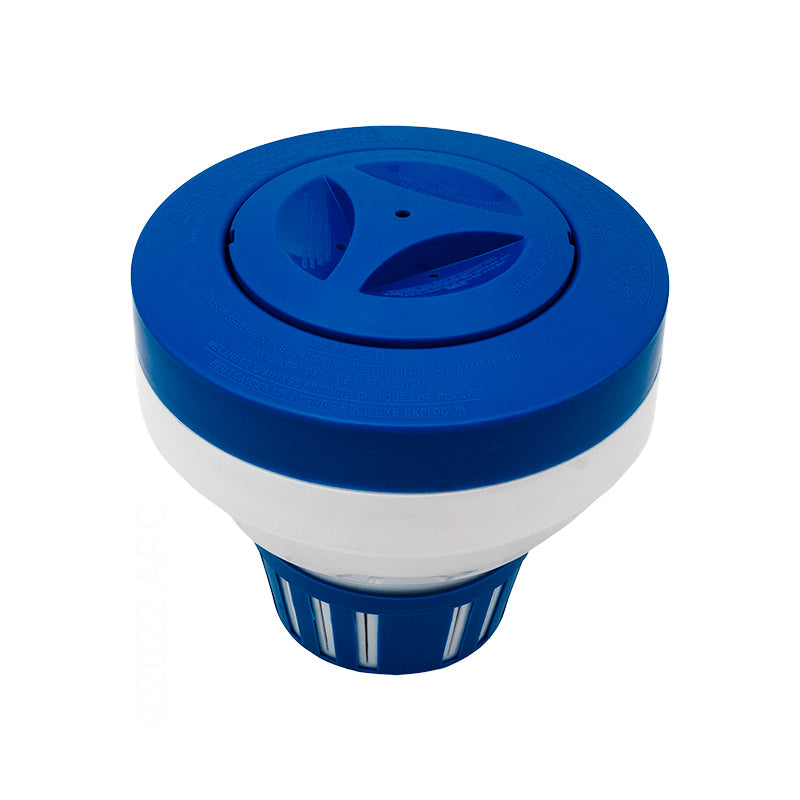 FLOATING CHEMICAL DISPENSER FOR 3" TABLETS