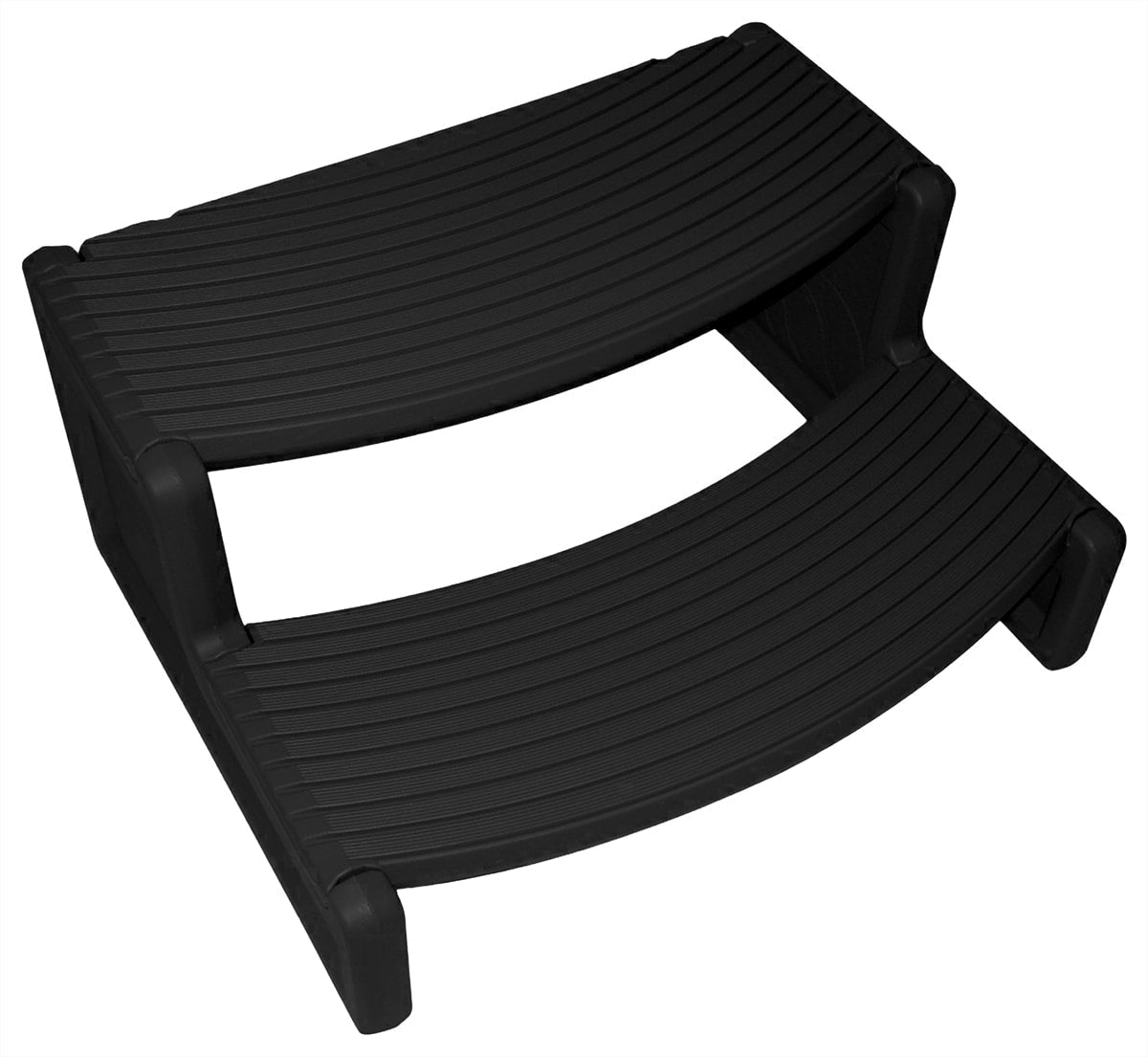 Confer Plastics Handi-Step Spa Steps, Black | HS2-BLK