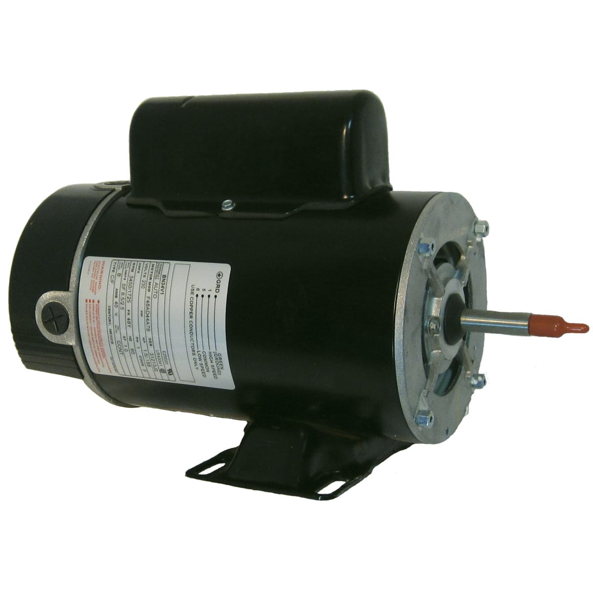 Century Pool Pump Motor 1.5HP 2-Speed 1 Phase 60Hz 230V 48Y Frame | BN34V1