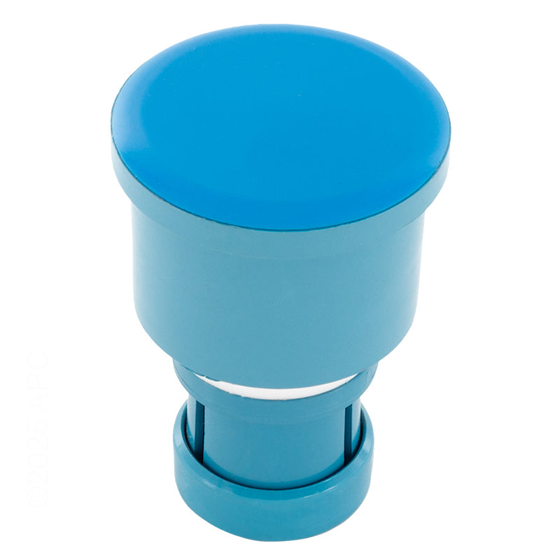 CONCRETE CLEANING HEAD WITH 2" COLLAR AND CAP TILE BLUE CARETAKER