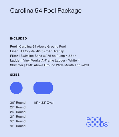 Carolina 54 - Pool Package - HS3054CAP