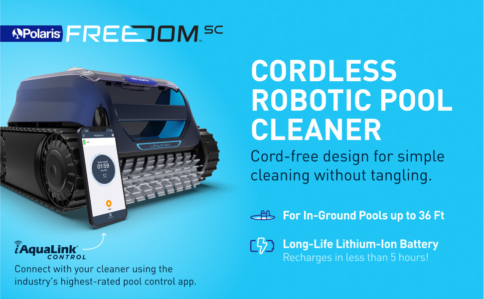 Polaris FREEDOM SC Cordless Robotic Pool Cleaner