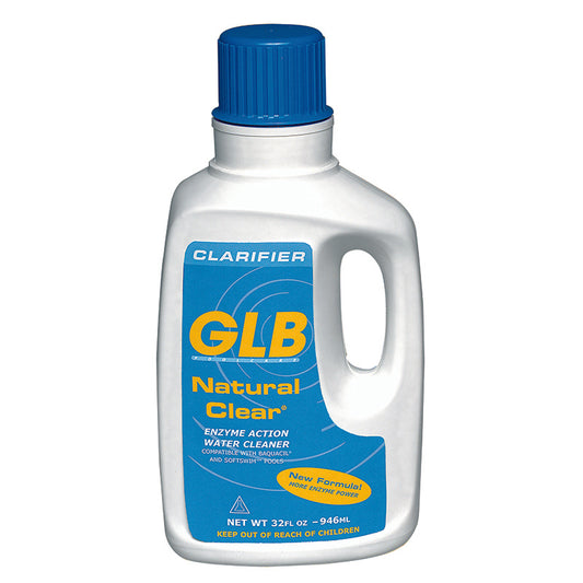glb-natural clear enzyme clarifier 32 oz bottle 71410a