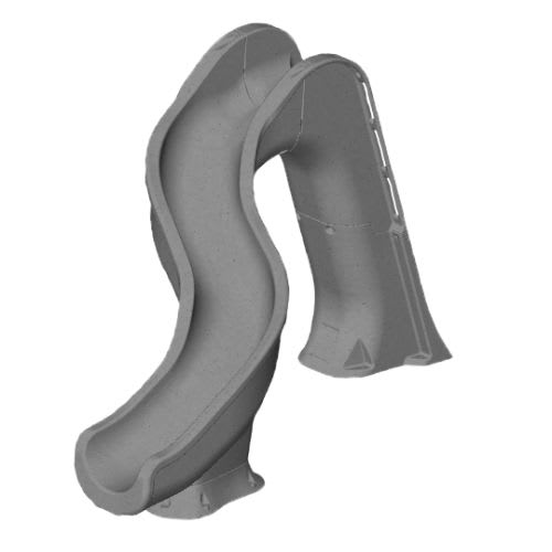 Global RipTide Slide Left Turn Gray | GPPSRT-GREY-L