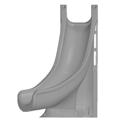 Global Tidal Wave Slide Right Turn Gray | GPPSTW-GREY-R