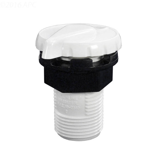 2" SLIMLINE TEARDROP HANDLE WHITE HYDRO AIR
