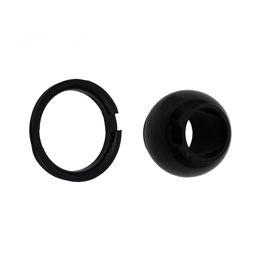 EYEBALL & RETAINING RING BLACK