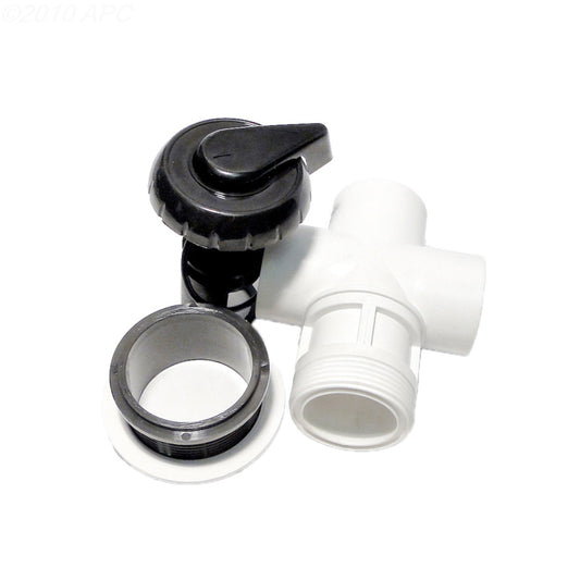 3 WAY HYDROFLOW VALVE 1" BLACK
